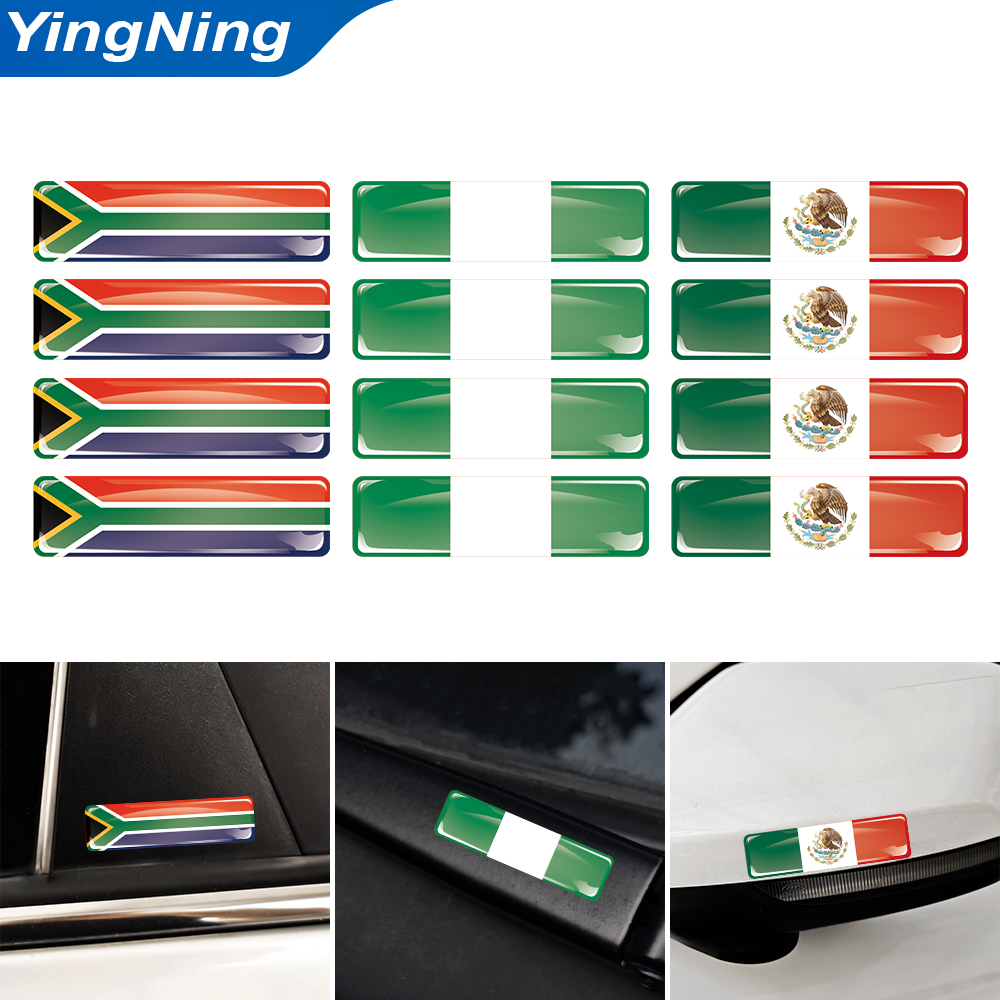 Laptop Accessories South Africa - แอฟริกาใต้ ไนจีเรีย เม็กซิโก ธงชาติ สติ๊กเกอร์ 3D