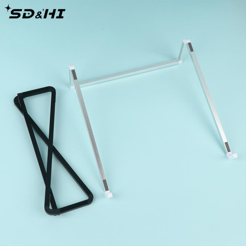 Laptop Stand Riser - ขาตั้งโน้ตบุ๊กแบบปรับได้ รุ่นใหม่ พร้อมฮีทซิงค์ วัสดุอะลูมิเนียม ออกแบบตามหลักสรีรศาสตร์ พับเก็บได้