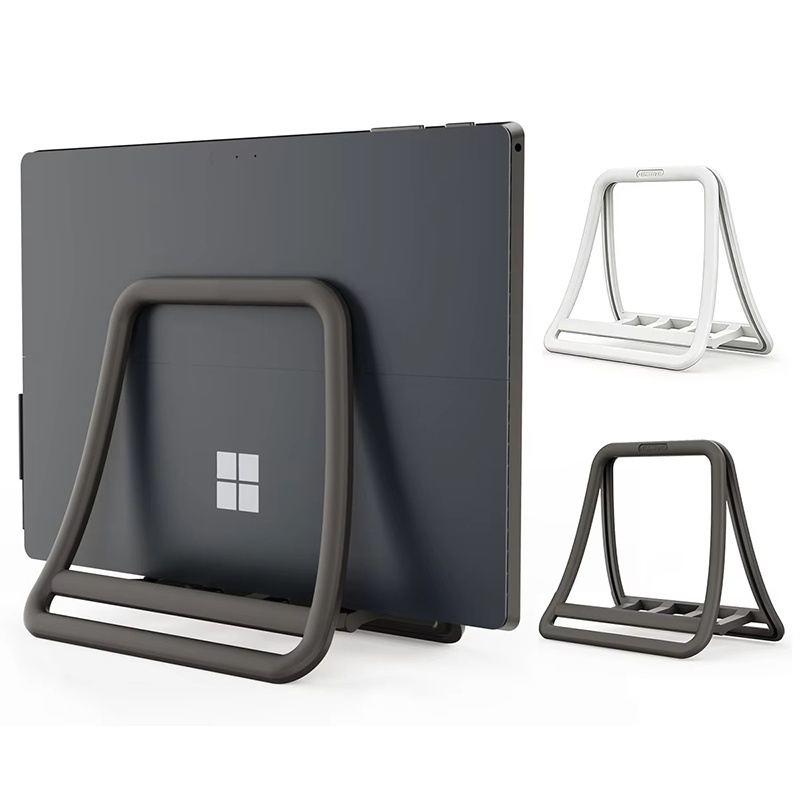 Laptop Stand Riser - ขาตั้งแล็ปท็อปแนวตั้งอเนกประสงค์ ที่วางแล็ปท็อปแบบตั้งโต๊ะ ขาตั้งแท็บเล็ตแบบพับได้ สำหรับ Macbook Air
