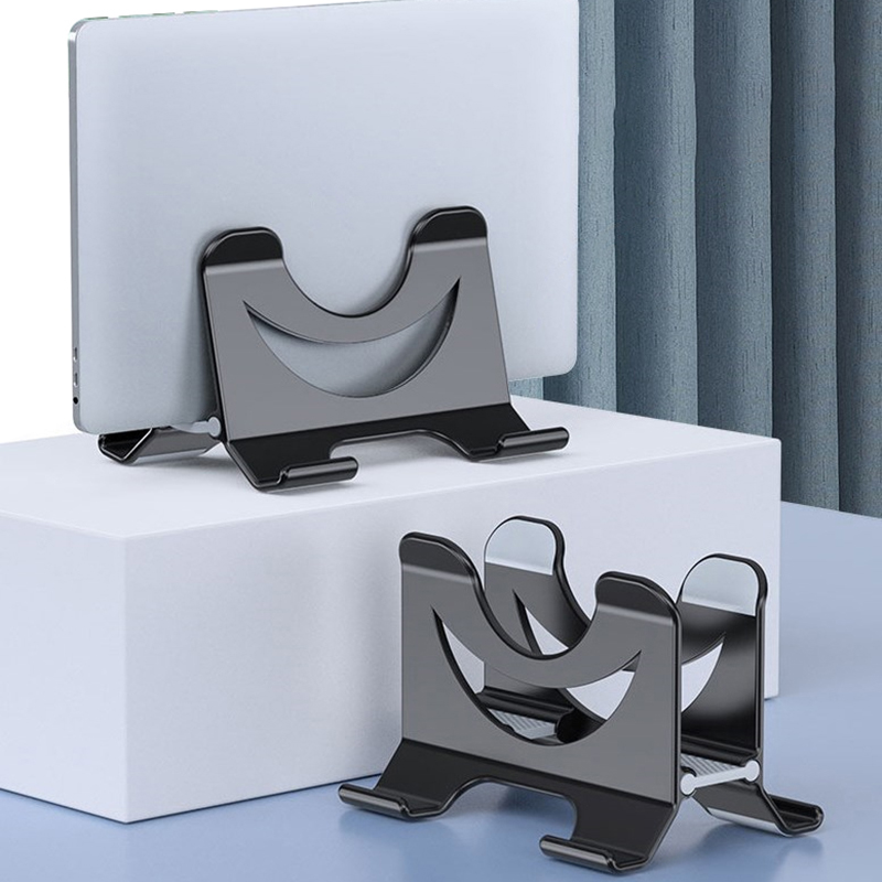 Laptop Stand Riser - ขาตั้งแนวตั้งสำหรับแมคมินิแล็ปท็อปขาตั้งเดสก์ท็อปที่วางคอมพิวเตอร์แบบปรับได้กันลื่น