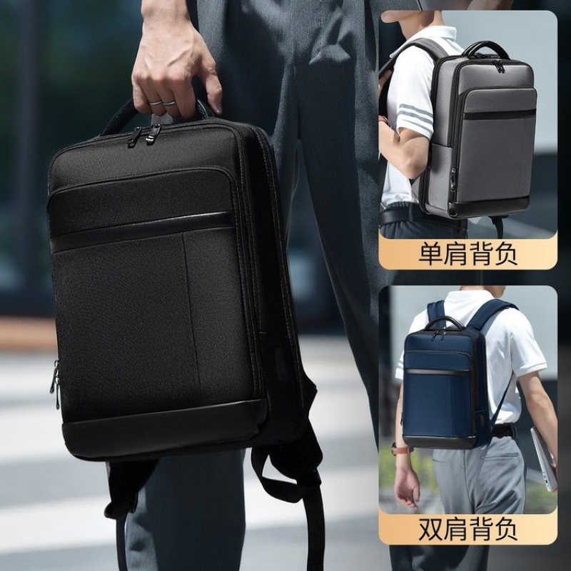 Laptop Bag Waterproof - กระเป๋าเป้สะพายหลังสำหรับผู้ชาย ใส่แล็ปท็อป ขนาด 17 นิ้ว แฟชั่นสำหรับนักเรียน