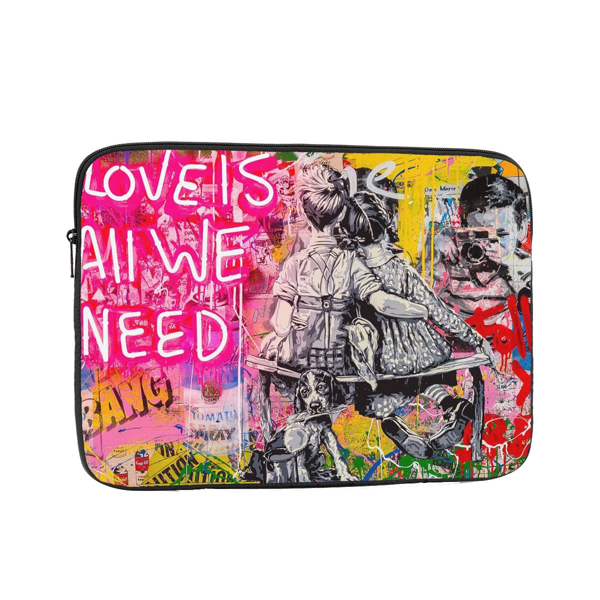 Laptop Sleeve Neoprene - ปลอกหุ้มแล็ปท็อป แบงก์ซี่ 12 13 15 17
