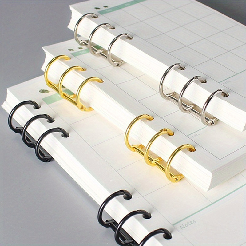Laptop Accessories For Office - 10 ชิ้น วงแหวนโลหะสำหรับเข้าเล่มสมุด ปฏิทิน วงกลม 3