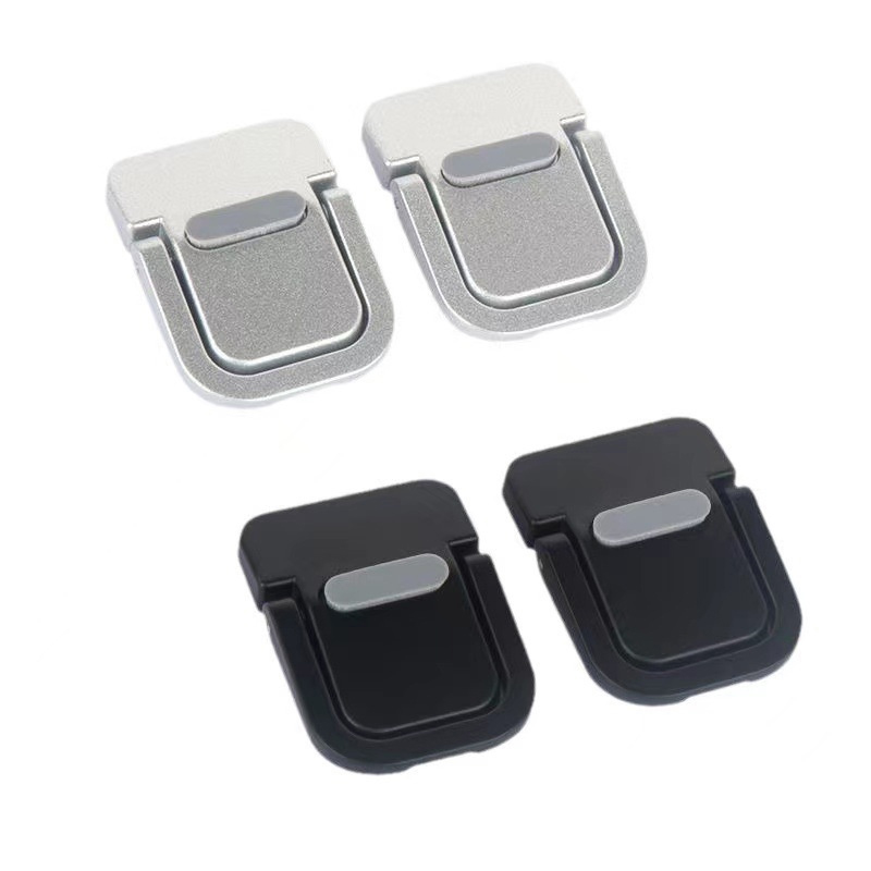 Laptop Stand Riser - 2ชิ้นขาตั้งแล็ปท็อปขนาดเล็กแบบพกพาขาตั้งโลหะพับได้มองไม่เห็นแล็ปท็อปขายึดสำหรับ Macbook โน้ตบุ๊คที่วางระบายความร้อน