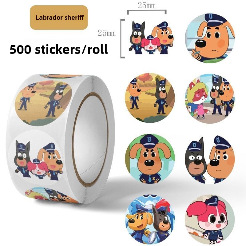 Laptop Bag Waterproof - สติกเกอร์ตัวละครเชอร์ริฟส์ ลาบราดอร์ส น่ารัก กันน้ำ สำหรับตกแต่งเคสมือถือ แล็ปท็อป