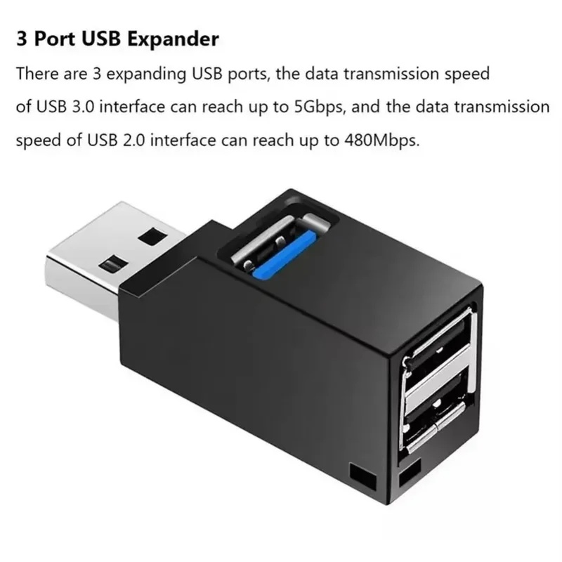 USB 3.0 2.0 หมุนได้ 3 พอร์ตฮับ - Laptop Accessories Gadgets บทวิจารณ์และราคา