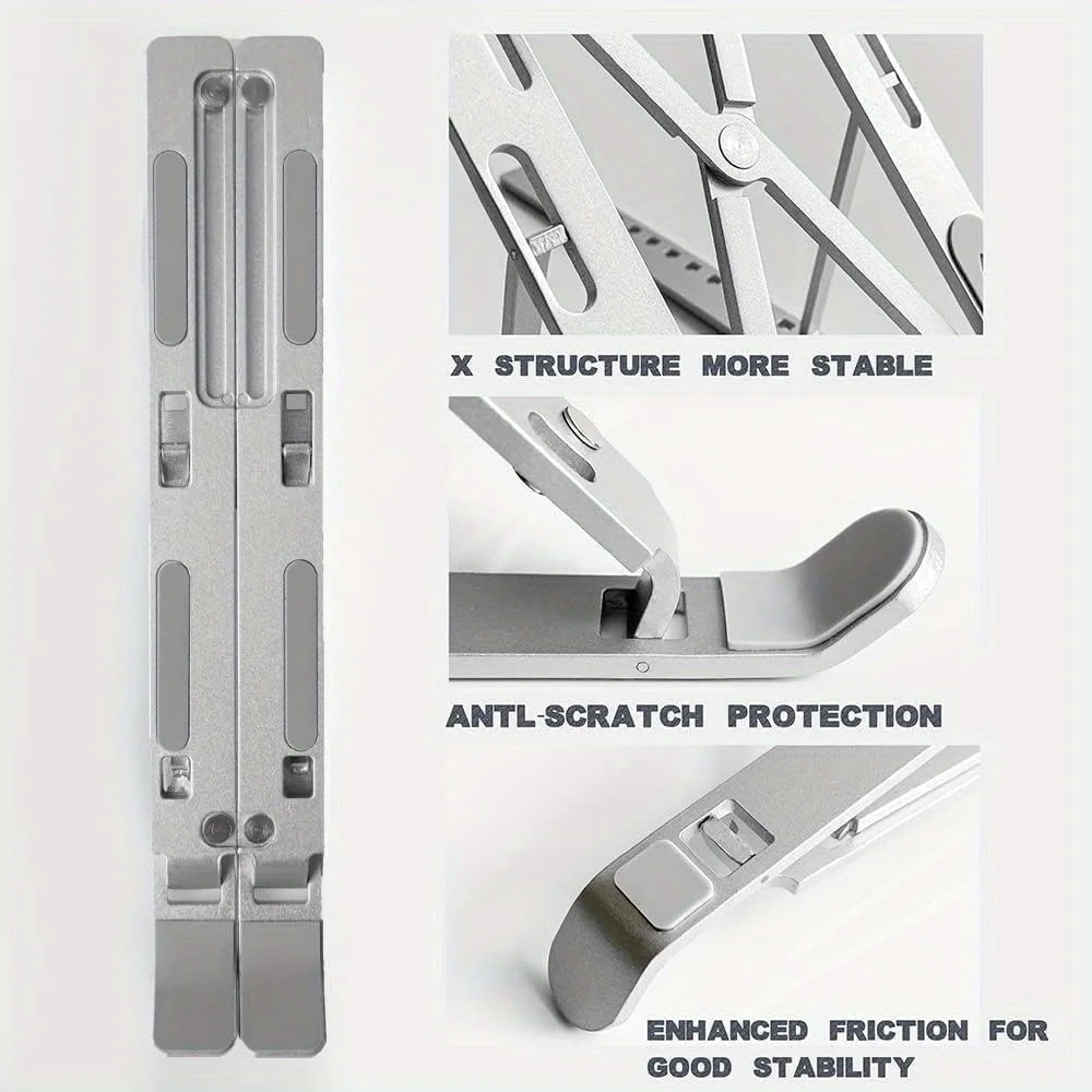 ขาตั้งโน้ตบุ๊กอะลูมิเนียมพับได - Laptop Stand Riser บทวิจารณ์และราคา