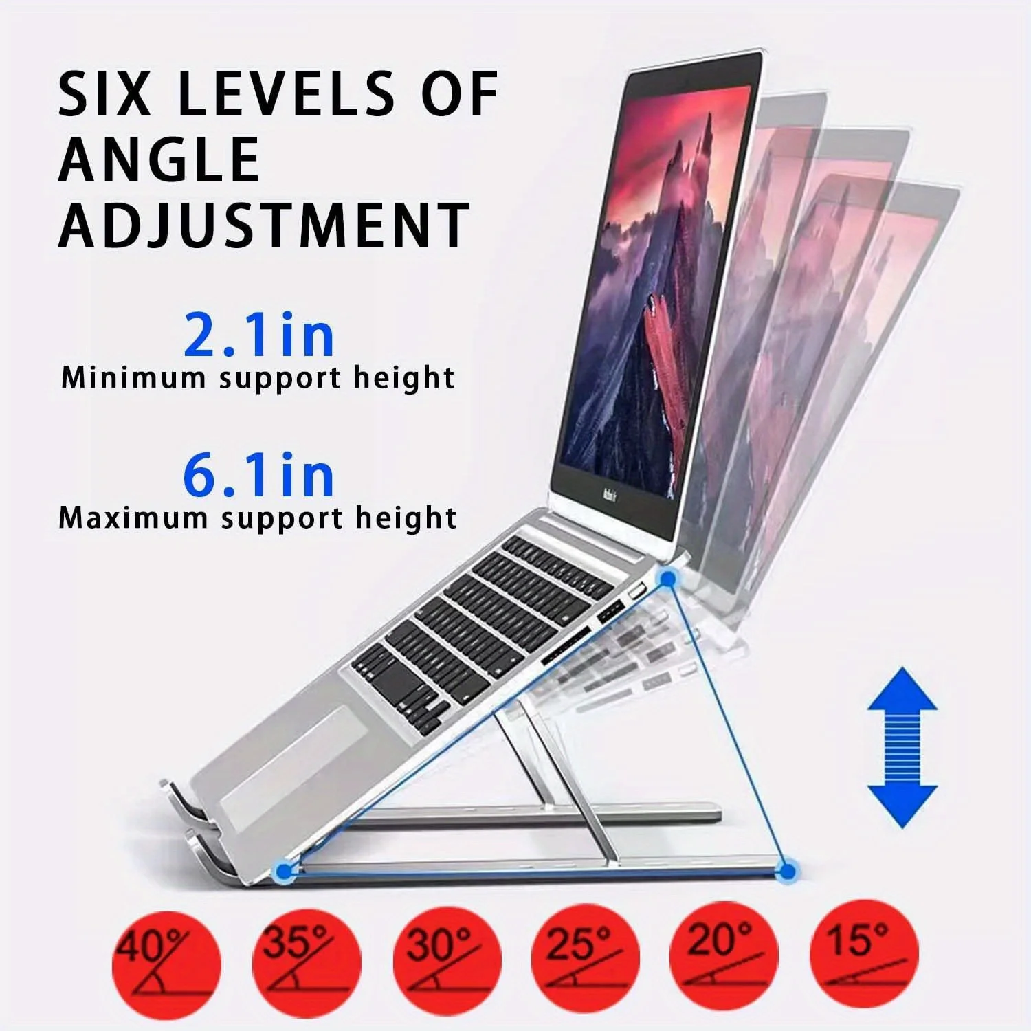 ขาตั้งโน้ตบุ๊กอะลูมิเนียมพับได - Laptop Stand Riser บทวิจารณ์และราคา