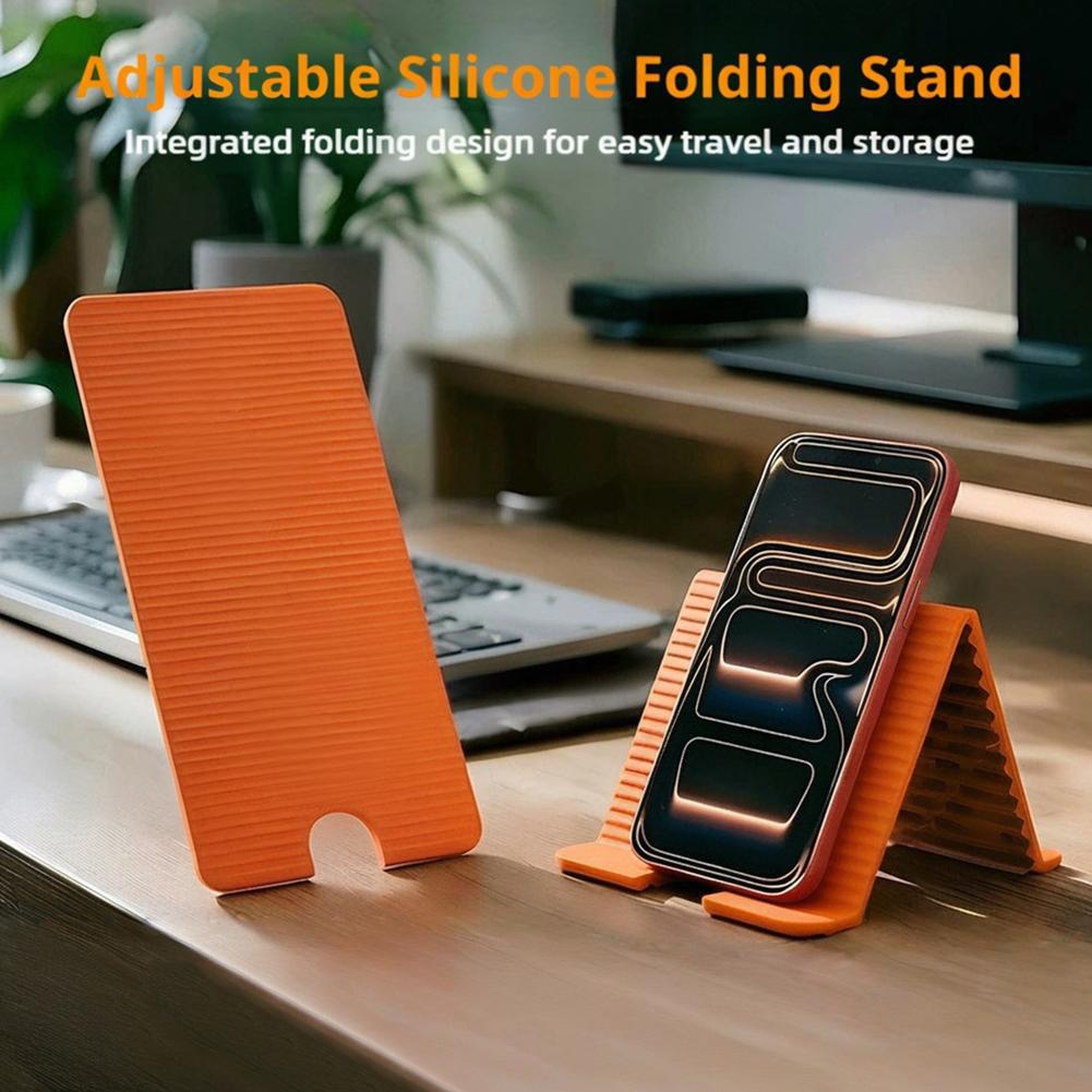 ที่วางโทรศัพท์ซิลิโคนแบบพับได้ - Laptop Accessories For Office บทวิจารณ์และราคา