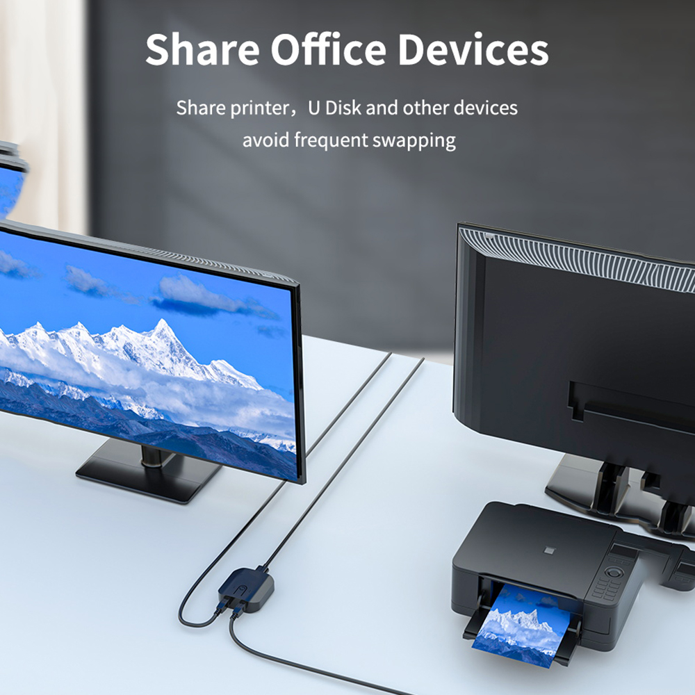 2X1กล่องสวิตช์ KVM ตัวเลือกสวิ - Laptop Accessories Toys บทวิจารณ์และราคา