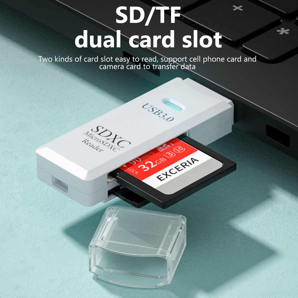 NNBILI 2 IN1Card Reader USB3.0 - Laptop Accessories Gadgets บทวิจารณ์และราคา
