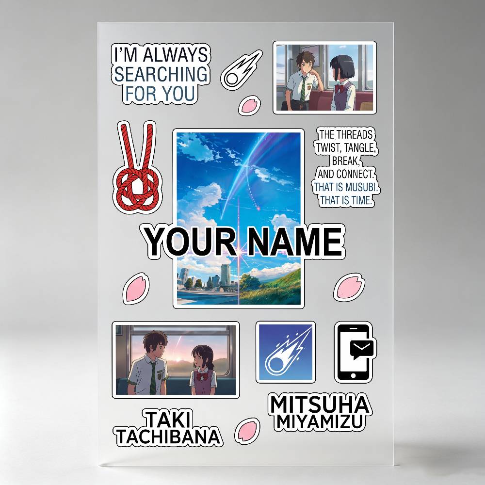 สติ๊กเกอร์อนิเมะ Your Name มิต - Laptop Accessories Name บทวิจารณ์และราคา