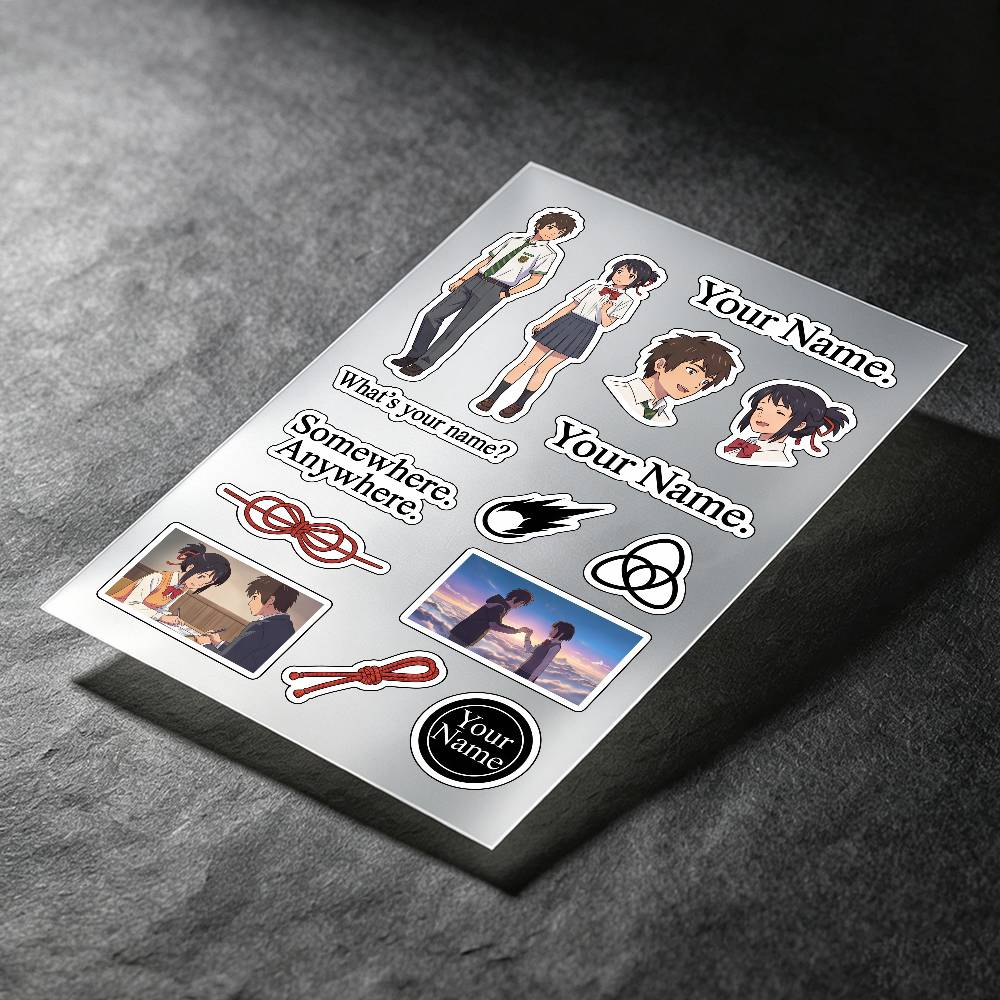 สติ๊กเกอร์อนิเมะ Your Name มิต - Laptop Accessories Name บทวิจารณ์และราคา