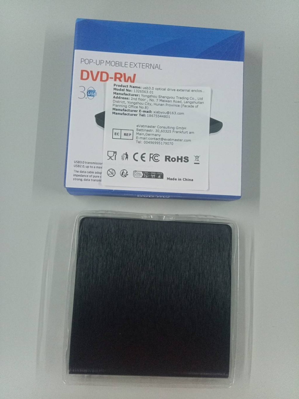 กล่องใส่แผ่นดีวีดีแบบบาง USB 3 - Laptop Accessories Gadgets บทวิจารณ์และราคา