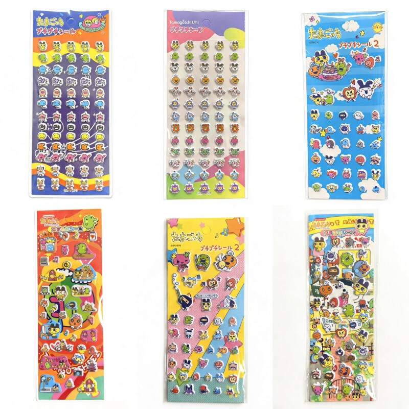 6 ชิ้น ทามาก็อตจิการ์ตูนสติกเก - Laptop Accessories Toys บทวิจารณ์และราคา