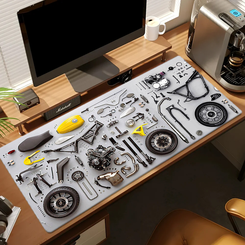 แผนภาพการถอดประกอบ แผ่นรองเมาส - Laptop Accessories For Office บทวิจารณ์และราคา