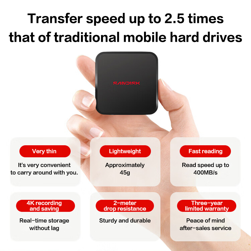 SanDisk ELE Mini ฮาร์ดไดรฟ์ SS - Laptop External Accessories บทวิจารณ์และราคา