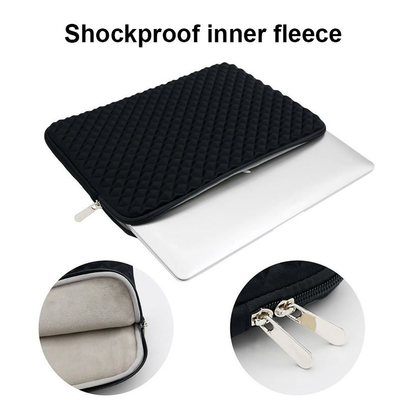 กระเป๋าแล็ปท็อปสีดํา 11 12 14  - Laptop Sleeve Neoprene บทวิจารณ์และราคา