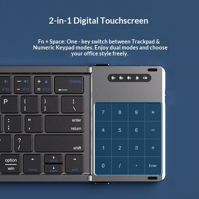 เม็งซู่ ไตร โฟลด์คีย์บอร์ดไร้ส - Laptop Accessories Toys บทวิจารณ์และราคา