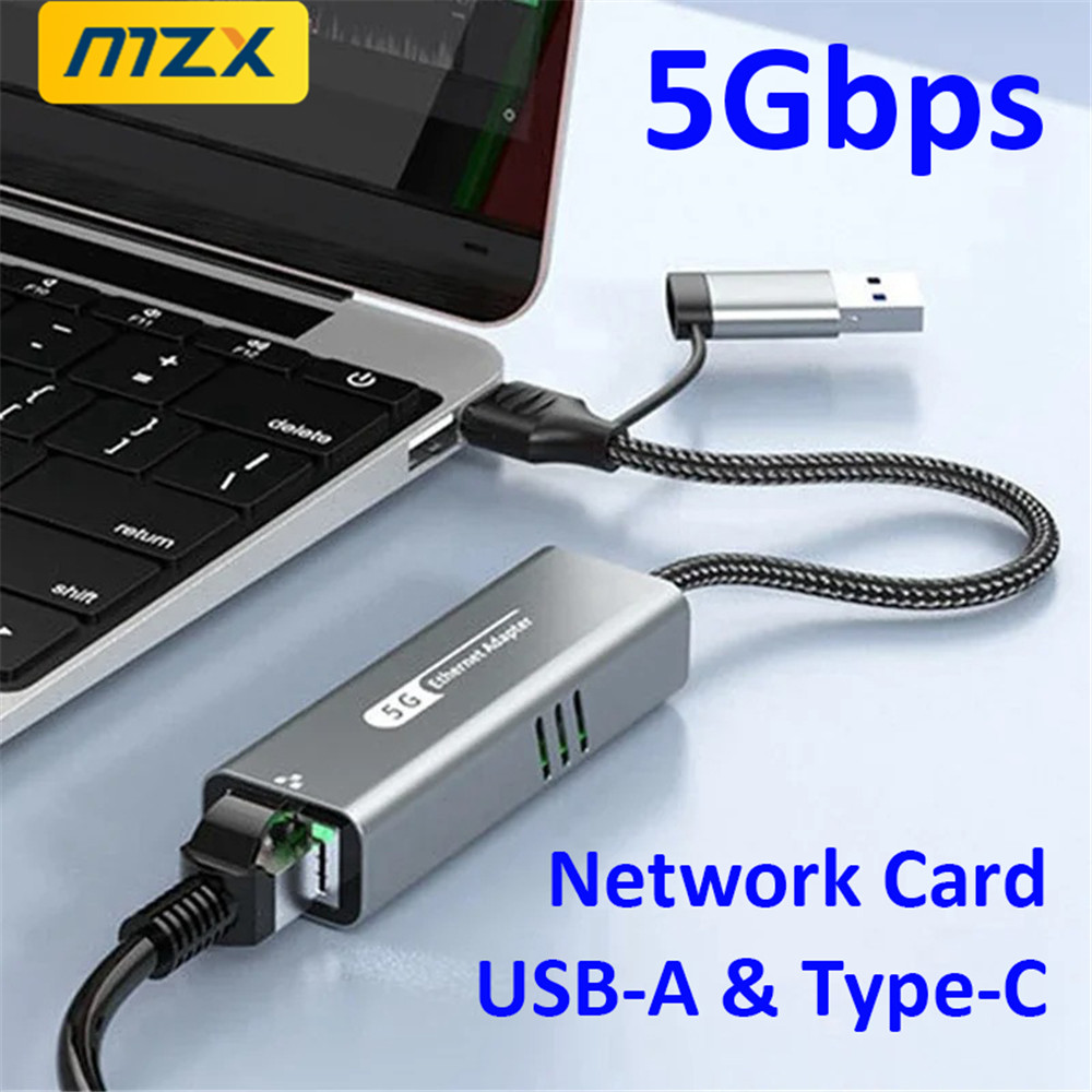 การ์ดเครือข่าย MZX 5000Mbps 5G - Laptop Accessories Gadgets บทวิจารณ์และราคา
