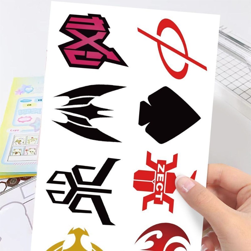 60 แผ่นสติกเกอร์โลโก้คาเมนไรเด - Good Laptop Accessories บทวิจารณ์และราคา